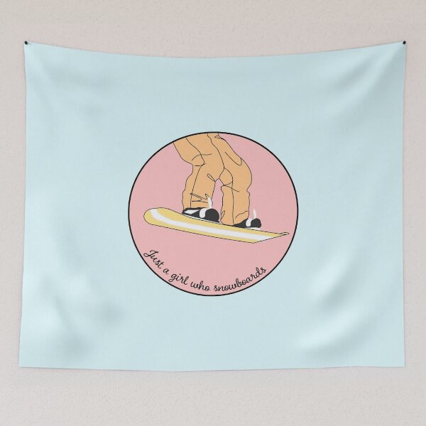 Item preview, Just a Girl who Snowboards designed and sold by Binky Studio.