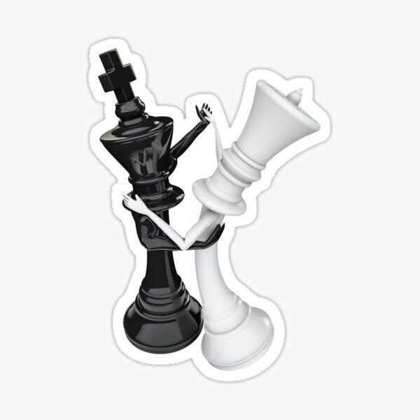 Chess dancers Sticker