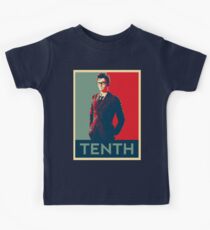Tenth doctor - Fairey's style Kids Tee