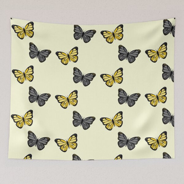 Item preview, Yellow and Black Butterflies designed and sold by Camille Albers.
