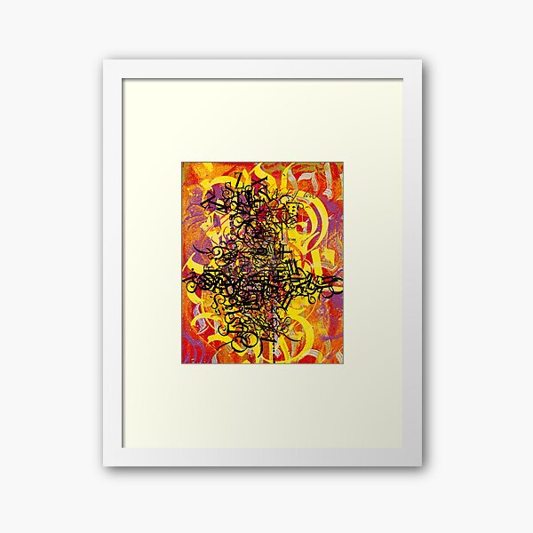 Calligraffiti 1 Framed Art Print