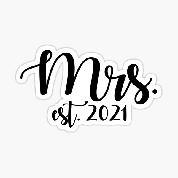 Item preview, Mrs. est. 2021 designed and sold by Morgan Turrentine.