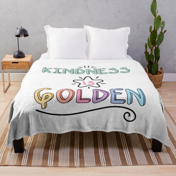 Item preview, Kindness is Golden - Colorful Quote designed and sold by TheBrightInk.