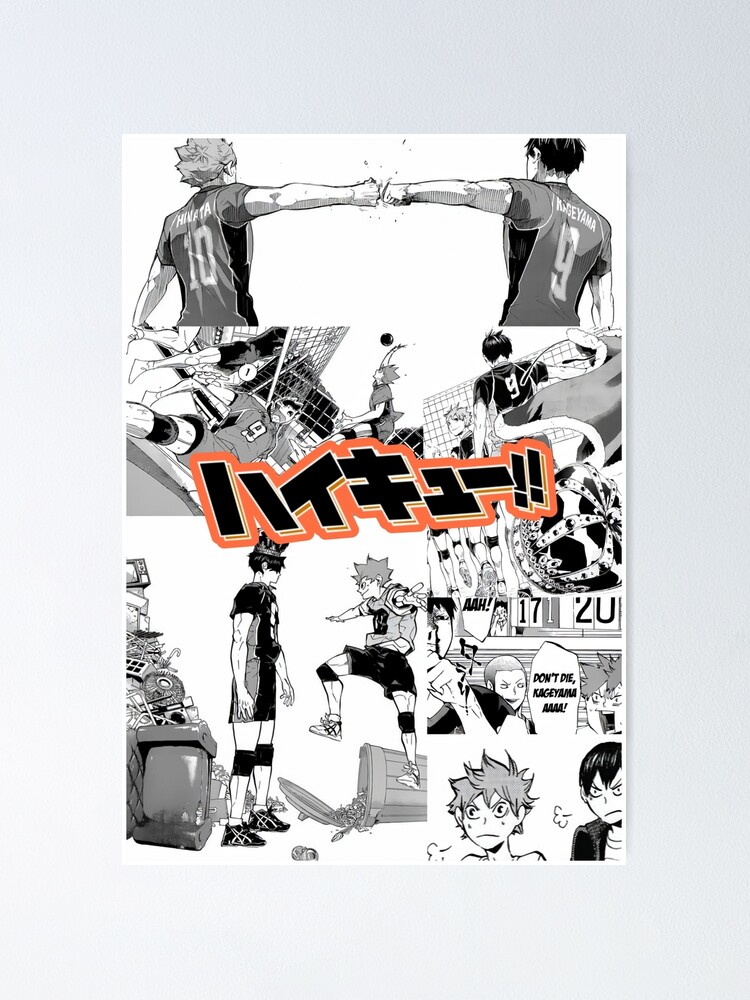 "Haikyuu Kageyama & Hinata Manga Panels " Poster for Sale by Spooky