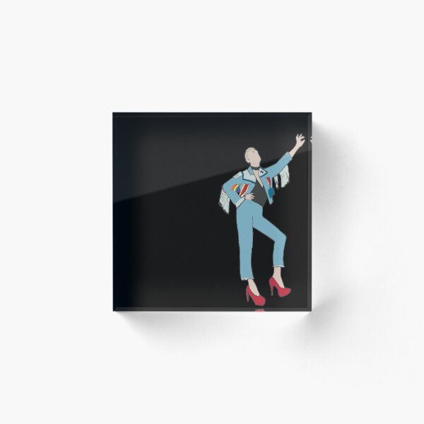 Everybody's talking about Jamie: Hand drawn Jamie New Acrylic Block