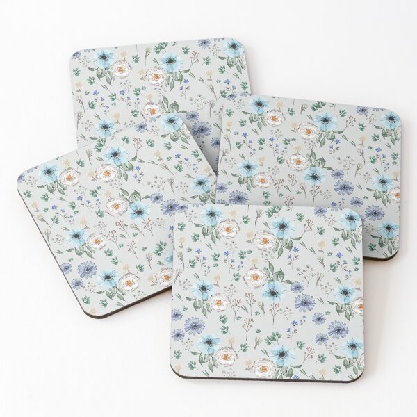 Item preview, Bright Fresh Flower Peonies Pattern Design designed and sold by dmr studio.