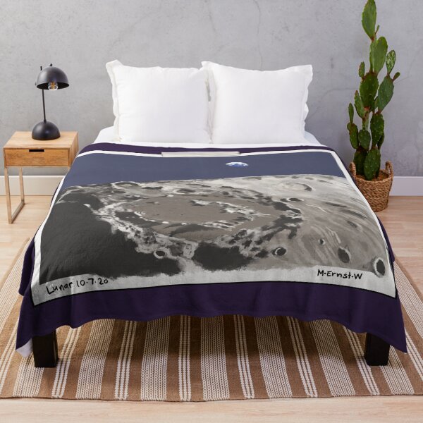 Item preview, Earthrise From A Lunar Landscape designed and sold by mernstw.