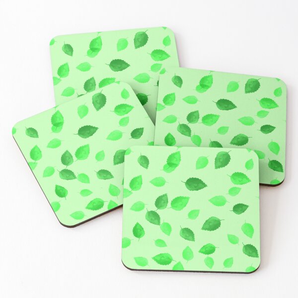 Item preview, Green Falling Leaves Pattern designed and sold by everything4eva.