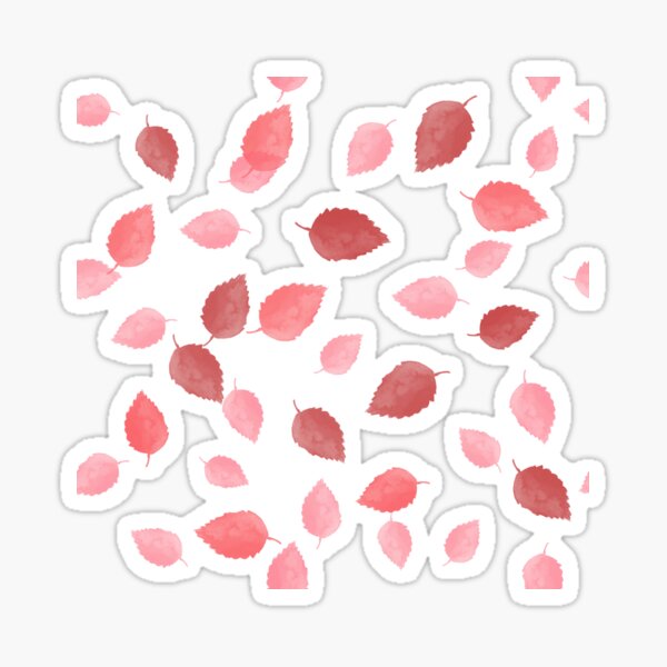 Item preview, Red Falling Leaves Pattern designed and sold by everything4eva.