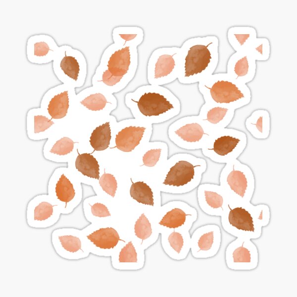 Item preview, Orange Falling Leaves Pattern designed and sold by everything4eva.