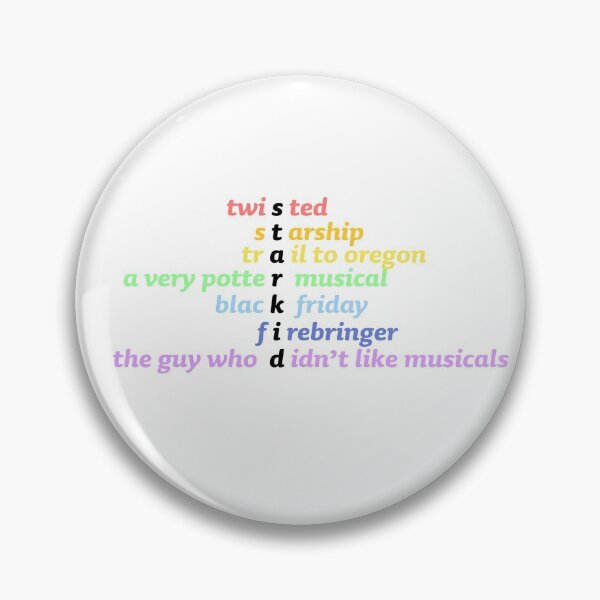 Item preview, Starkid Shows Acrostic designed and sold by sarcasticfloof.