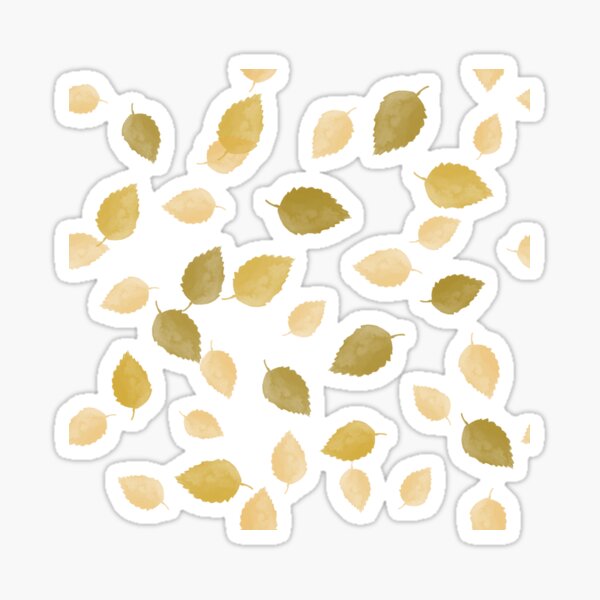 Item preview, Yellow Falling Leaves Pattern designed and sold by everything4eva.