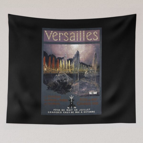 Item preview, Versailles retro poster designed and sold by CorasPosters.