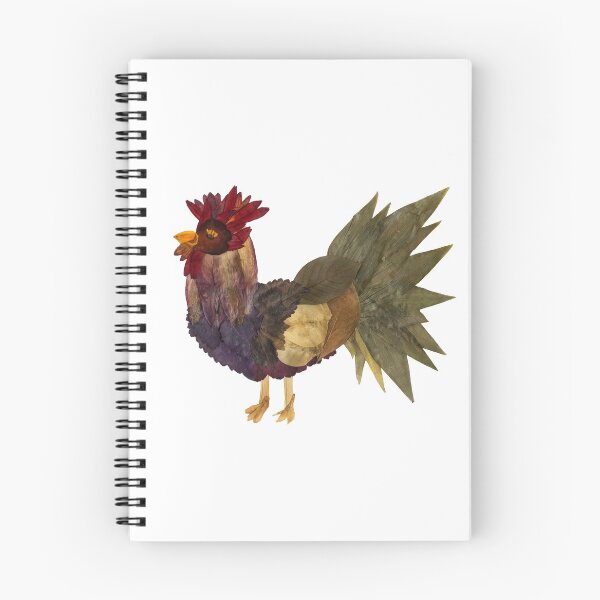 Item preview, Pressed Flower Rooster Design, Rooster Art, Pressed Flowers designed and sold by PressedbyHNL.