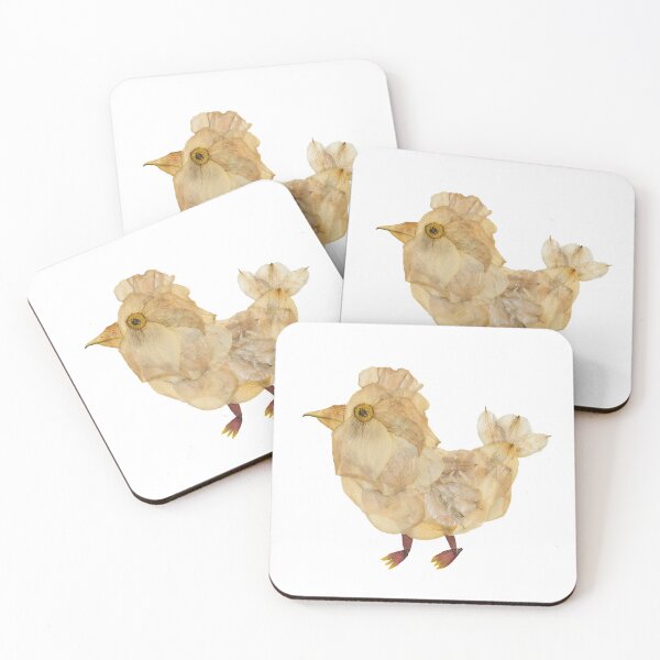 Item preview, Pressed Flower Chicken Design, Chicken Art, Pressed Flowers designed and sold by PressedbyHNL.