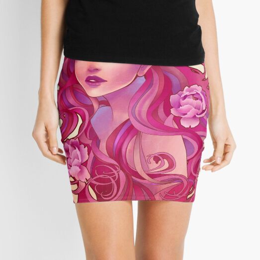 'Bubble Pop Electric' Mini Skirt