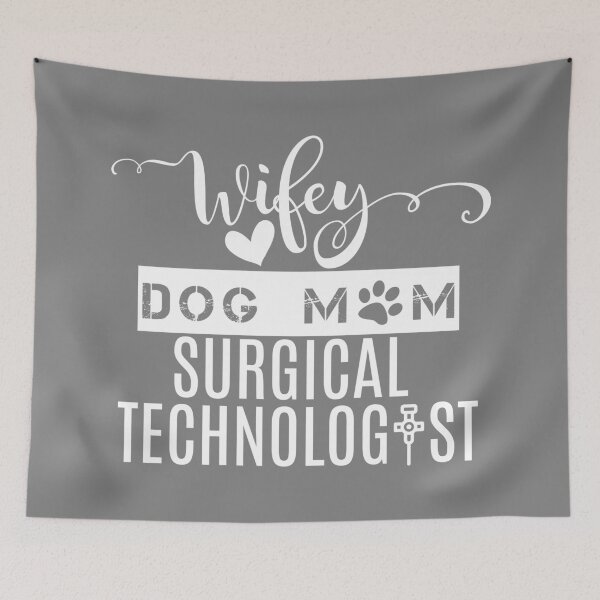 Item preview, Wifey Dog Mom and Surgical Tech designed and sold by FiveDucklings.