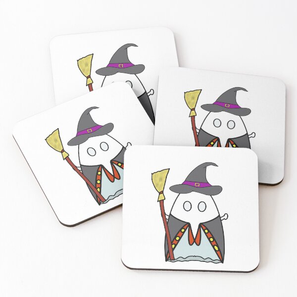Item preview, Ghost wearing witch costume designed and sold by BusyMonkeys.