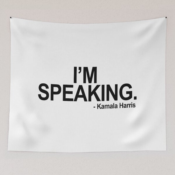 Item preview, Kamala Harris - I'm Speaking (black) designed and sold by Thelittlelord.
