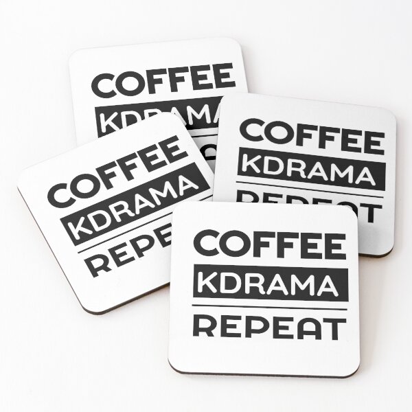 Item preview, Coffee Kdrama Repeat designed and sold by NattyTees.