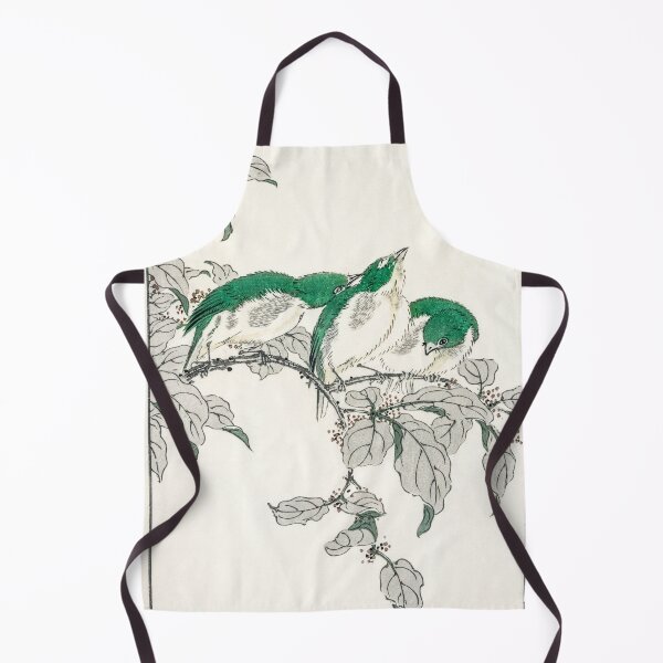 Item preview, japanese white eye and osmanthus fragrans illustration 28511023317 designed and sold by Bird-Lore.