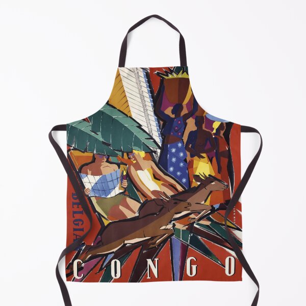 Item preview, Belgian Congo retro poster designed and sold by CorasPosters.