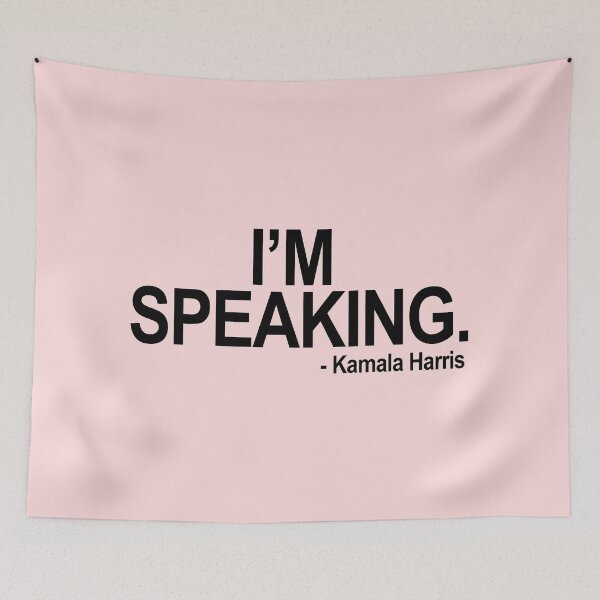 Item preview, Kamala Harris - I'm Speaking (black 2) designed and sold by Thelittlelord.