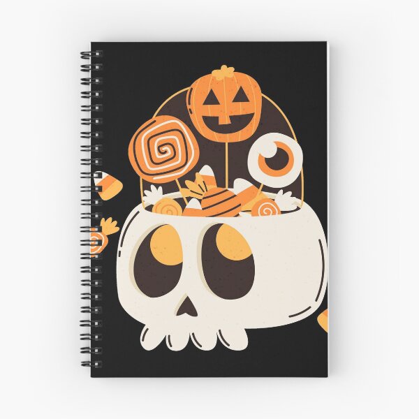 Item preview, Retro Halloween Candy Skull Drawing designed and sold by Artcraft-Ink.