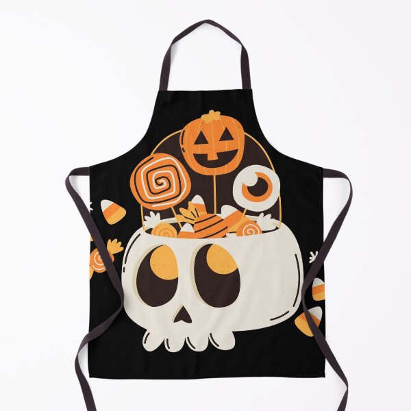 Item preview, Retro Halloween Candy Skull Drawing designed and sold by Artcraft-Ink.