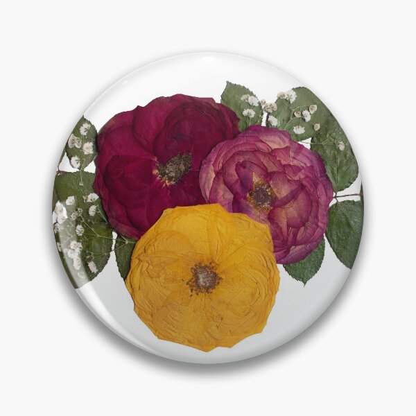 Item preview, Pressed Roses, Pressed Flowers, Roses, Triple Roses designed and sold by PressedbyHNL.