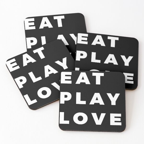 Item preview, Eat Play Love.  designed and sold by That Cheeky Tee.