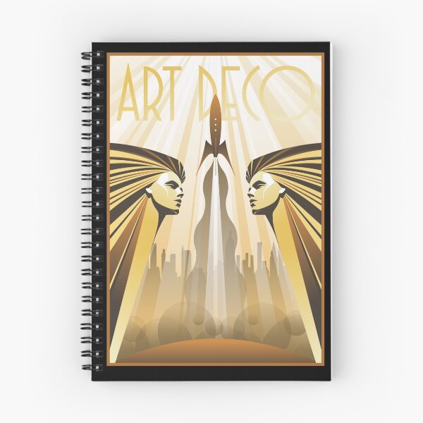 Item preview, Art Deco The Sleeper`s Twin Travellers Rocket Ship designed and sold by 108dragons.
