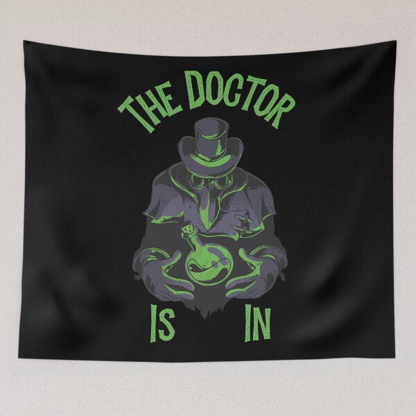 Item preview, The doctor is in, plague doctor design designed and sold by OTBPShop.
