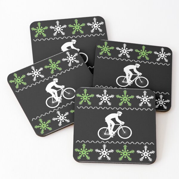 Item preview, Happy Cycling Christmas designed and sold by GeniusDesignArt.