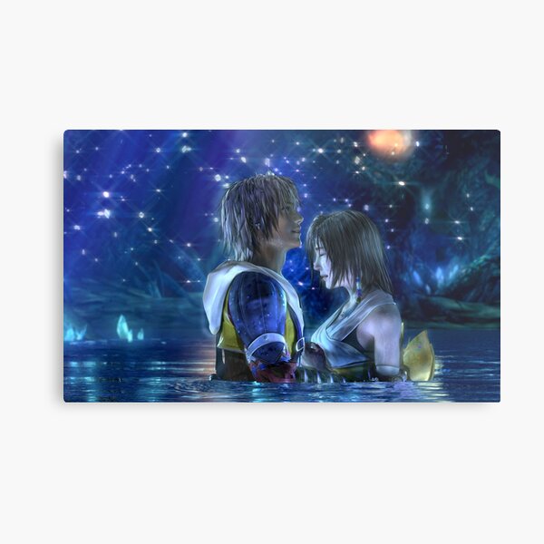 Tidus & Yuna - Final Fantasy X Metal Print