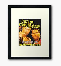 Geeks Framed Print