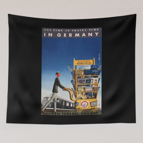 Item preview, Germany retro poster designed and sold by CorasPosters.