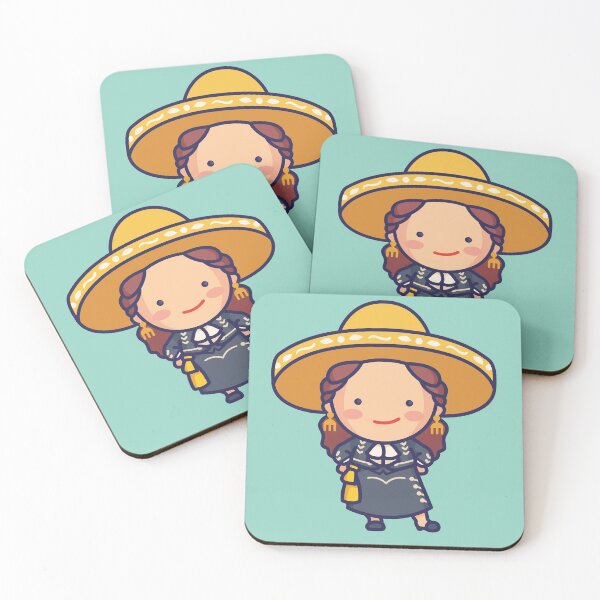 Item preview, Vaquera mexicana tradicional kawaii | Vaquera Mexicana designed and sold by SLAG-Creative.