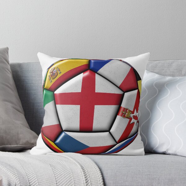 Item preview, Soccer ball with flag of England in the center designed and sold by siloto.