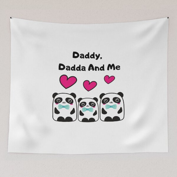 Item preview, Daddy, dadda and me (boy) designed and sold by GreenJelli.