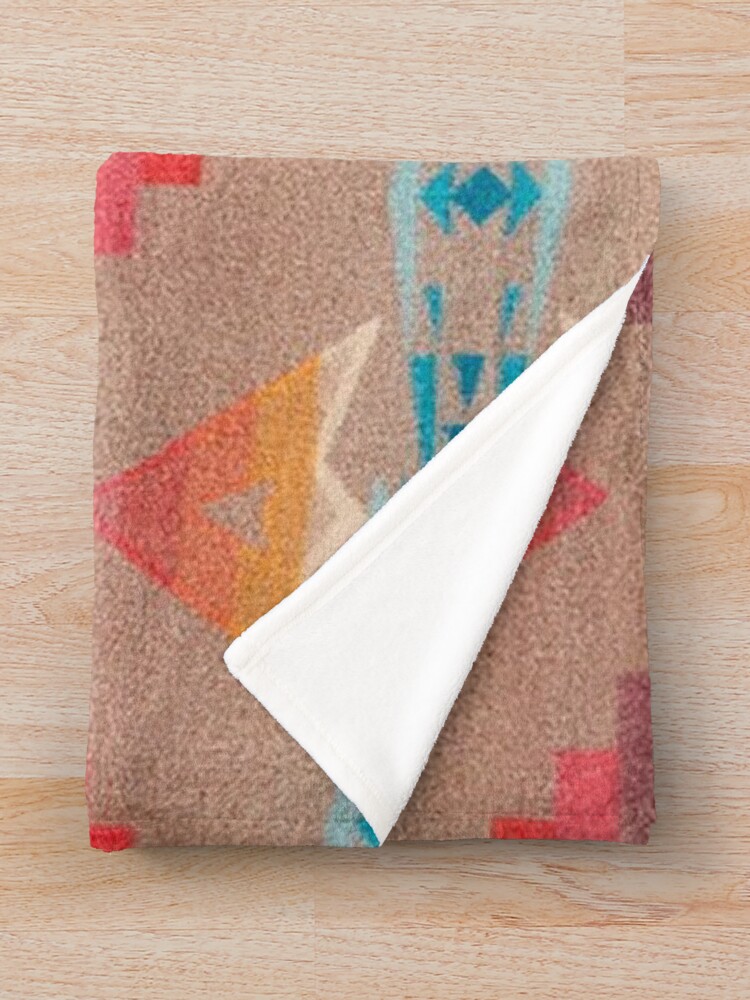 Alternate view of Southwest Pattern Blanket Geometric Native American Indian Throw Blanket