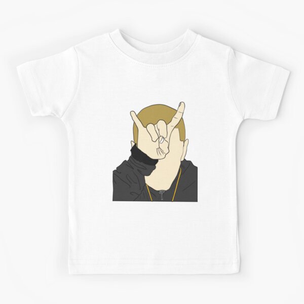 .com: SFMY Kid's Eminem Rap God Lyrics Logo T-Shirt