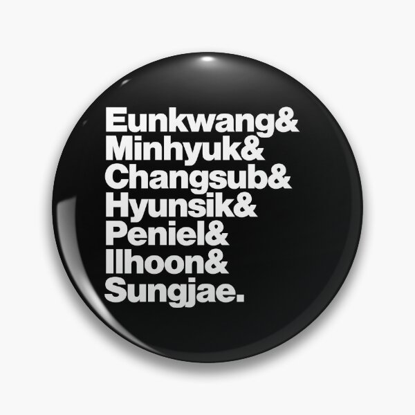 Item preview, BTOB & members names designed and sold by lovely-day.
