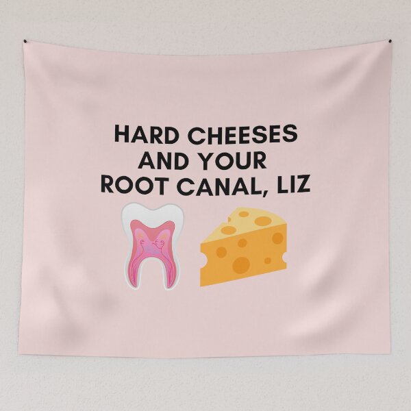Item preview, 30 Rock - Hard cheeses and your root canal, Liz designed and sold by LeoSpaceman.