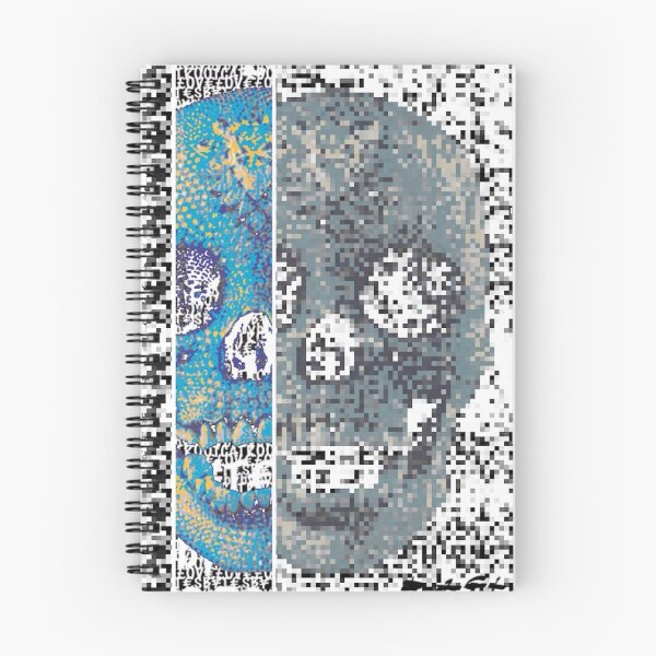 Item preview, pixilated skull 011 by #RootCat designed and sold by Grimm Land.