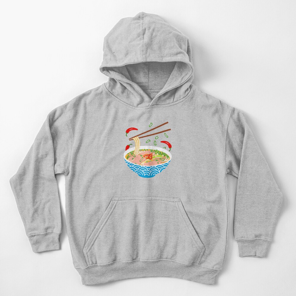 Asian Vietnamese Pho Kids Pullover Hoodie