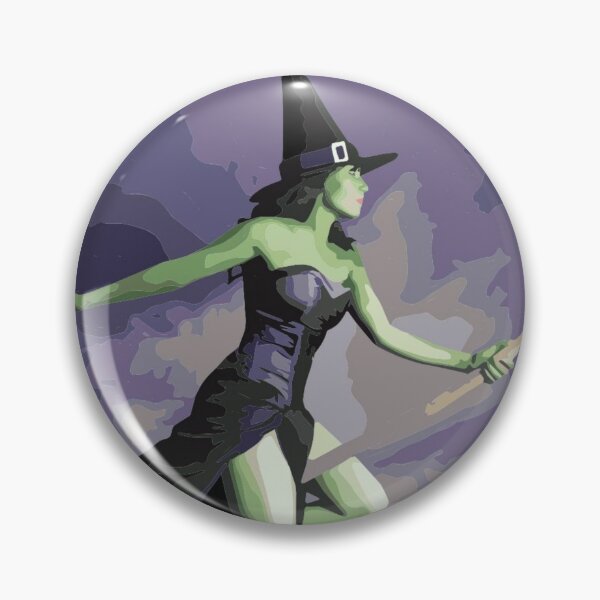 Item preview, Halloween green hot witch night painting designed and sold by Dear-Ashlin.