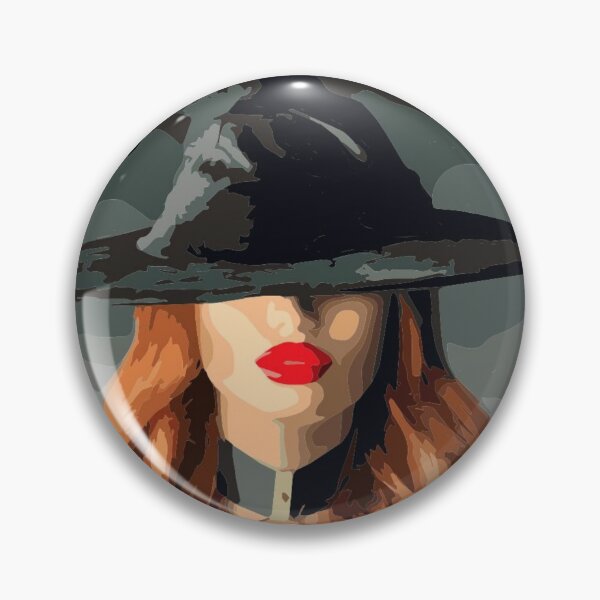 Item preview, Halloween hot witch red lip painting designed and sold by Dear-Ashlin.