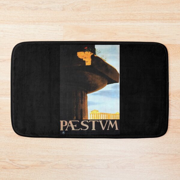 Item preview, Paestum retro poster designed and sold by CorasPosters.