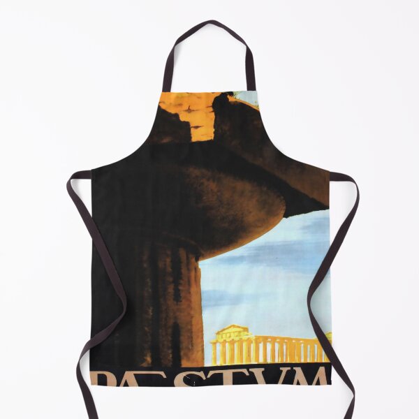 Item preview, Paestum retro poster designed and sold by CorasPosters.